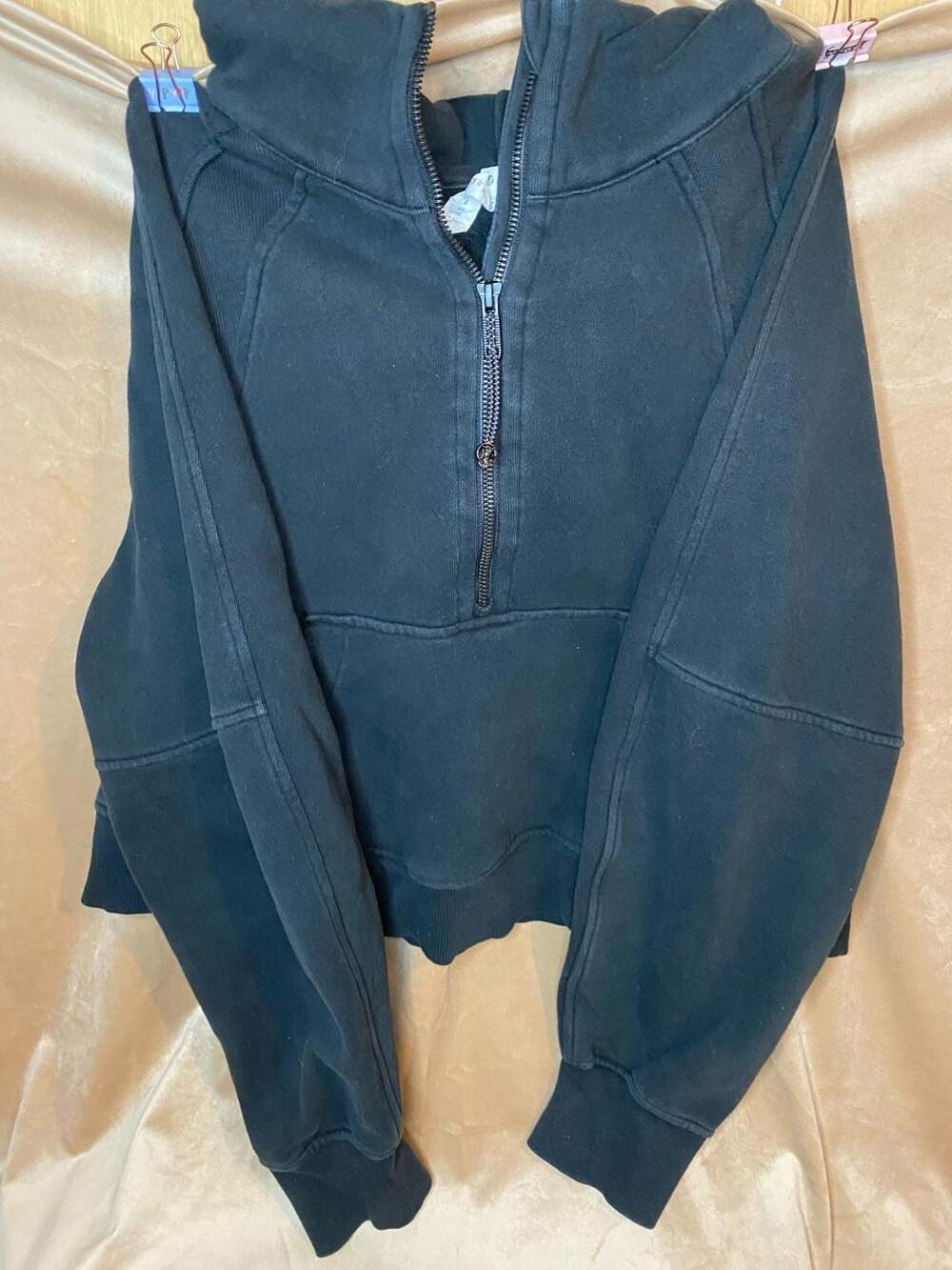 Lululemon Scuba Oversized Half-Zip Hoodie Black Size M/L